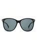 Gucci Women's GG0024S-001 Round Black Sunglasses with Grey Lenses