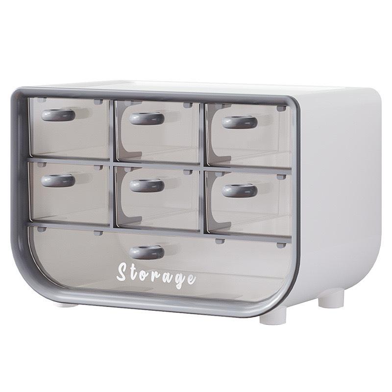 Desktop Multi-Purpose Organizer: Dorm, Cosmetics, Stationery, Hair Ties & Jewelry Storage Box