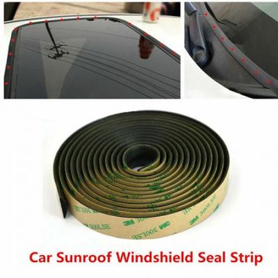 5m Seal Strip Trim For Car Front Rear Windshield Sunroof Weatherstrip Rubber