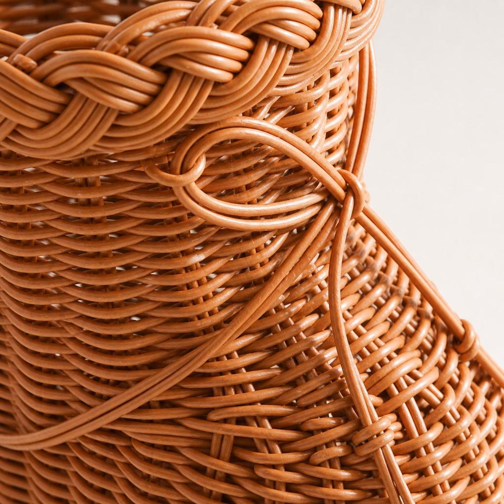 Boot Storage Basket with Woven Tie Detail Small for Christmas Gifts