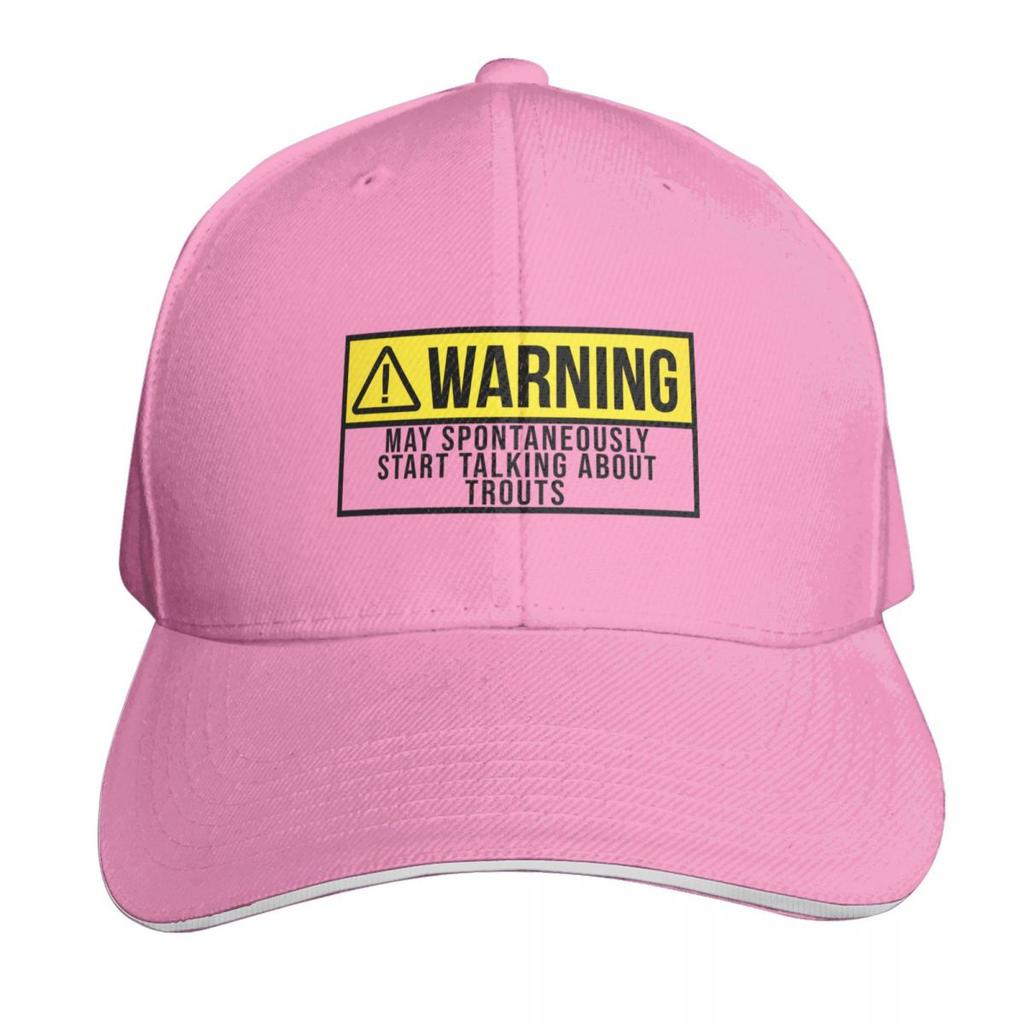 May Spontaneously Start Talking About Trouts Baseball Cap Fishing Caps Unisex Hip Hop Tea Hat Golf Unisex Womens