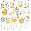 Easter Helical Hanging Decors With Quick Hanging Feature And Recyclable Materials For Sustainable Celebration Community HX6C