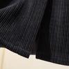Autumn  Winter Thick Split Half-length Skirt Female Chenille High Waist A-line Skirt Plus Size Long Skirt with Pockets