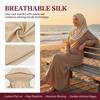 Soft Ramadan Hijab Solid Color Islamic Headscarf India Hat Headband Hat  Outdoor
