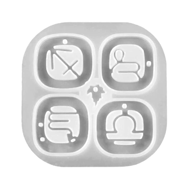 

Форма для сережек Созвездие Кулон Силиконовая форма Астрология DIY Форма для литья эпоксидной смолой Форма для изготовления кулона для сережек и ожерелья 1