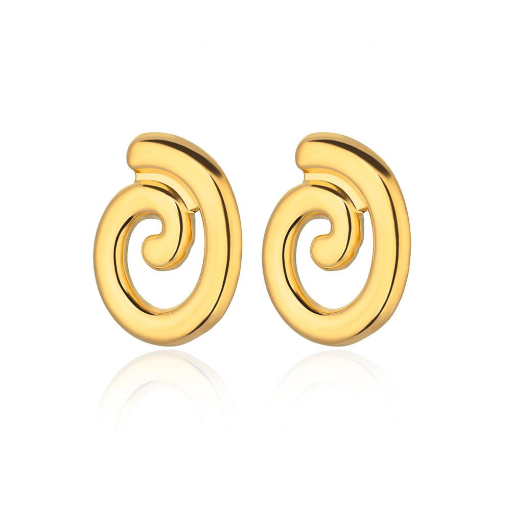 Stainless Steel Earrings for Women Twist Circle Stud Earring 2024 Trend Luxury Classic Elegant Piercing Ear Zircon Gift aretes