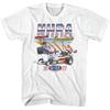 T-shirt da uomo NHRA Chrome Dragsters 1977
