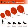Wasserdichte Hundeleine Lang Pvc Haustierleinen Leicht zu Reinigen Seil für Kleine Mittelgroße Große Hunde Spaziergang Training Leine 3m 5m10m 15m