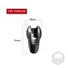 Car Accessorie Carbon Fiber Gear Shift Knob Handle Interior Cover Trim Sticker For Porsche Macan 911 Panamera Boxster Cayman 718
