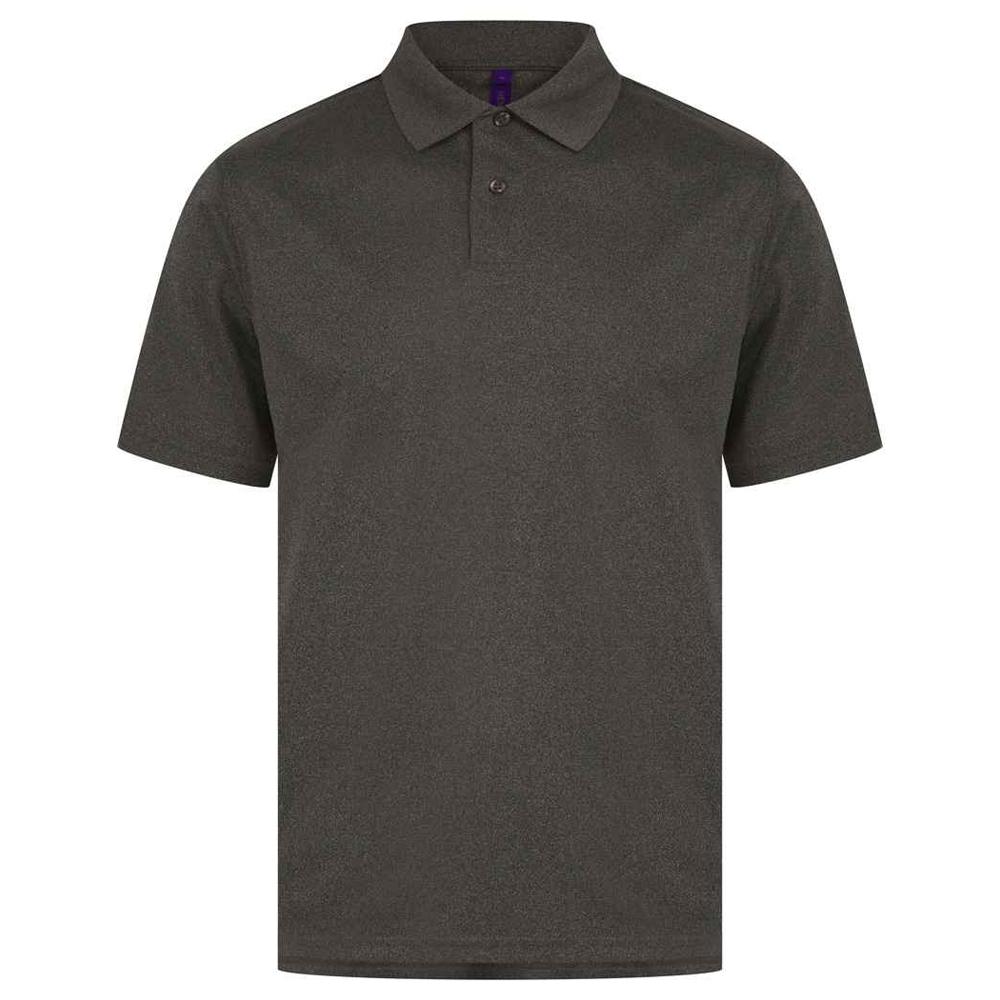 Henbury Mens CoolPlus Moisture Wicking Polo Shirt