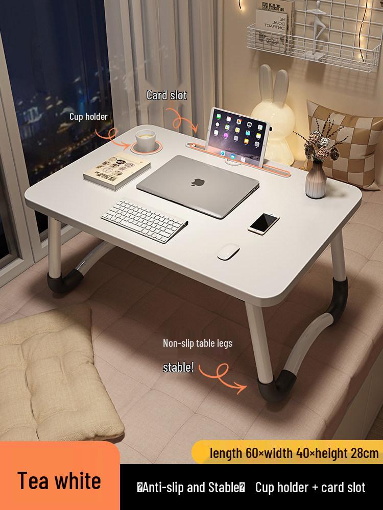 Foldable Bedside Table & Study Desk for Dorms and Kids