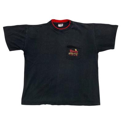 T-shirt Nera Taschino Vintage Winston Racing Team XL Punto Singolo Made in USA