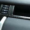 For Land Rover Discovery Sport 2015-2019 LHD Soft Carbon Fiber Car Passenger Dashboard Frame Trim Stickers Accessories