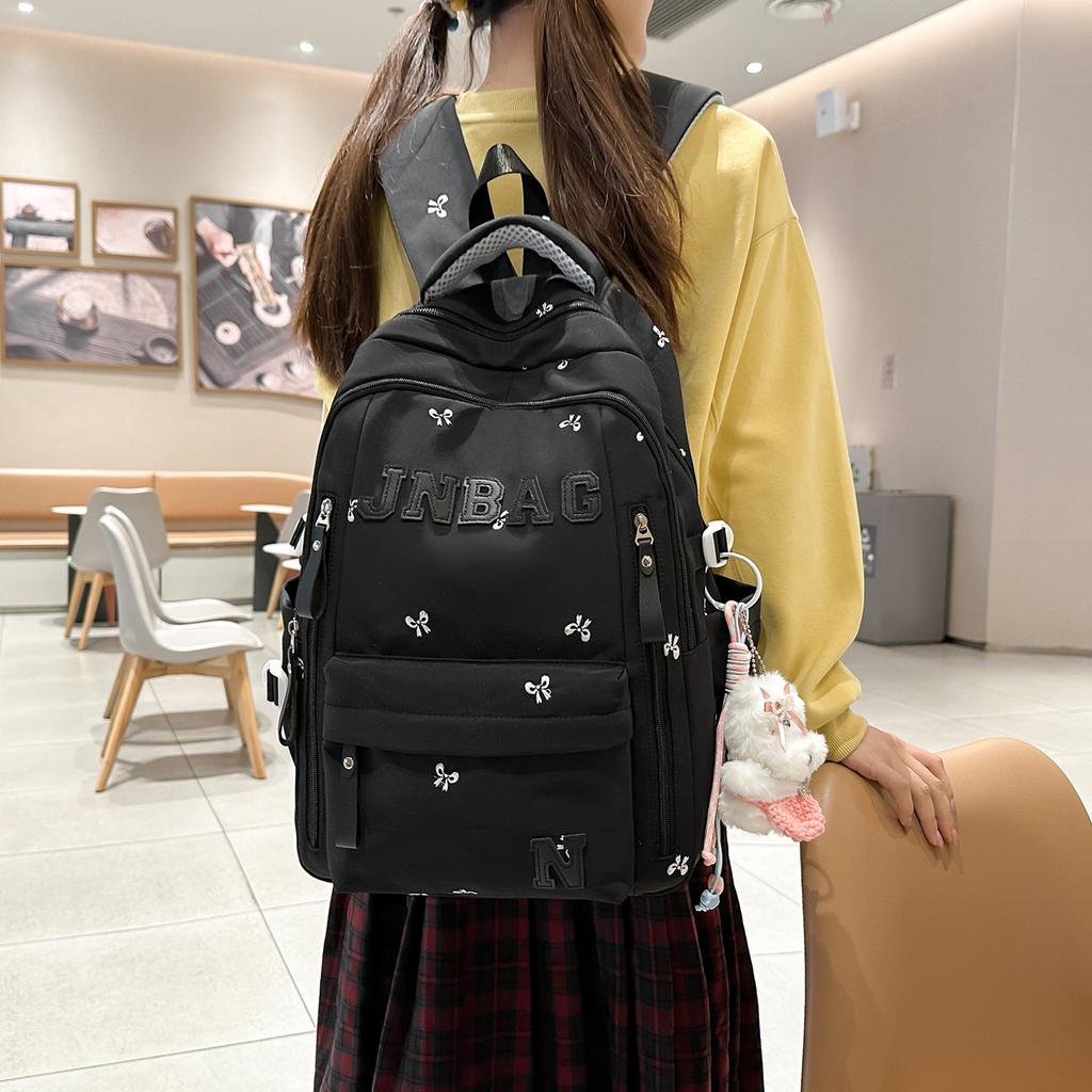 Schoolbag Japanese Ins High Value Junior High School Student Schoolbag Girl Girl Cute Sweet Casual Backpack Large Capacity Travel Backpack