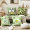 SRO Kero Kero K-Keroppi cushion cover Best Home Office Coffee Pillow Sofa Printing Decoration Room Shop Car Nordic Simplicity