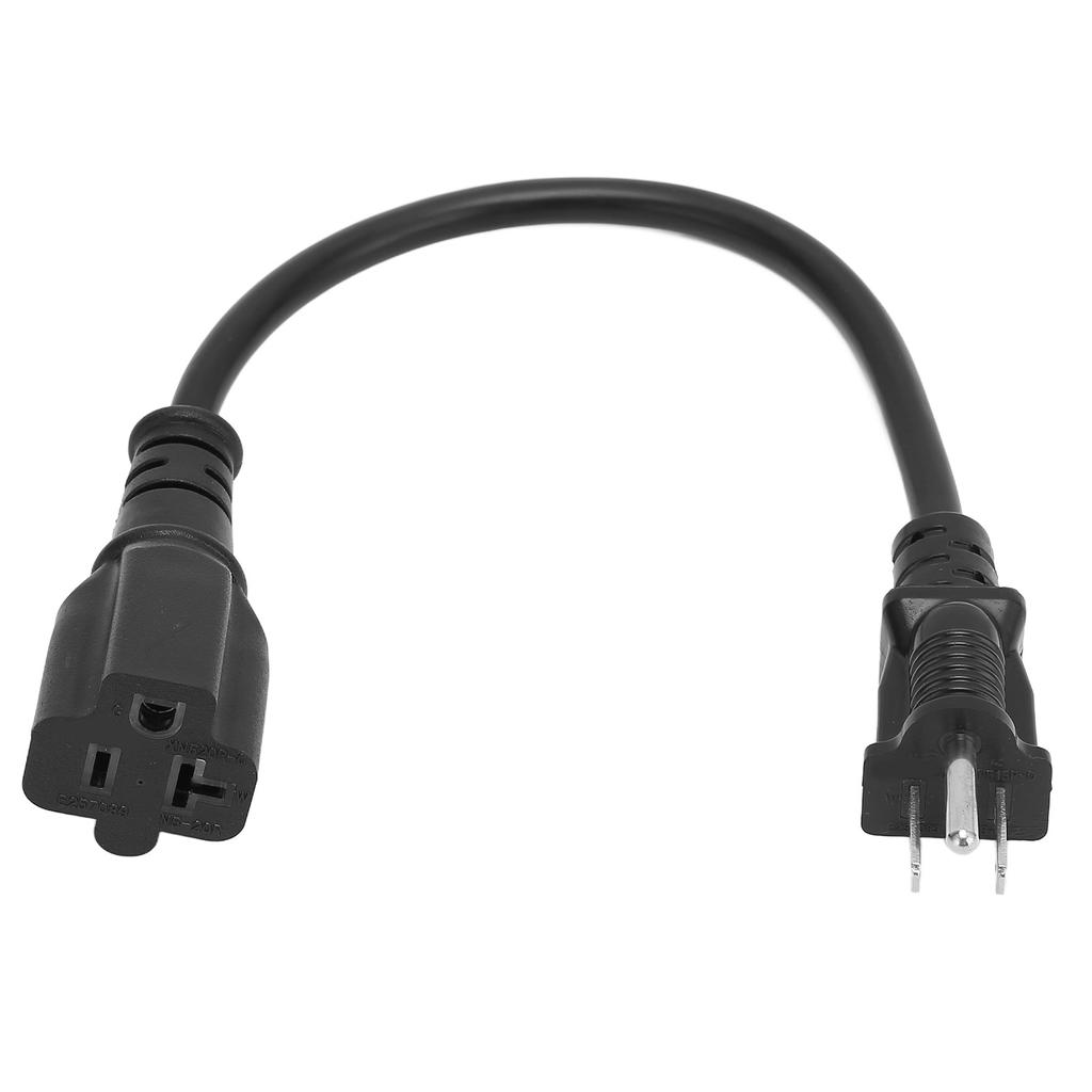 1 Fuß Nema 5?15P zu 5?20R Stromkabel 16AWG Schwerlast 15A Haushaltsstecker auf 20A T-Klingen-Adapter