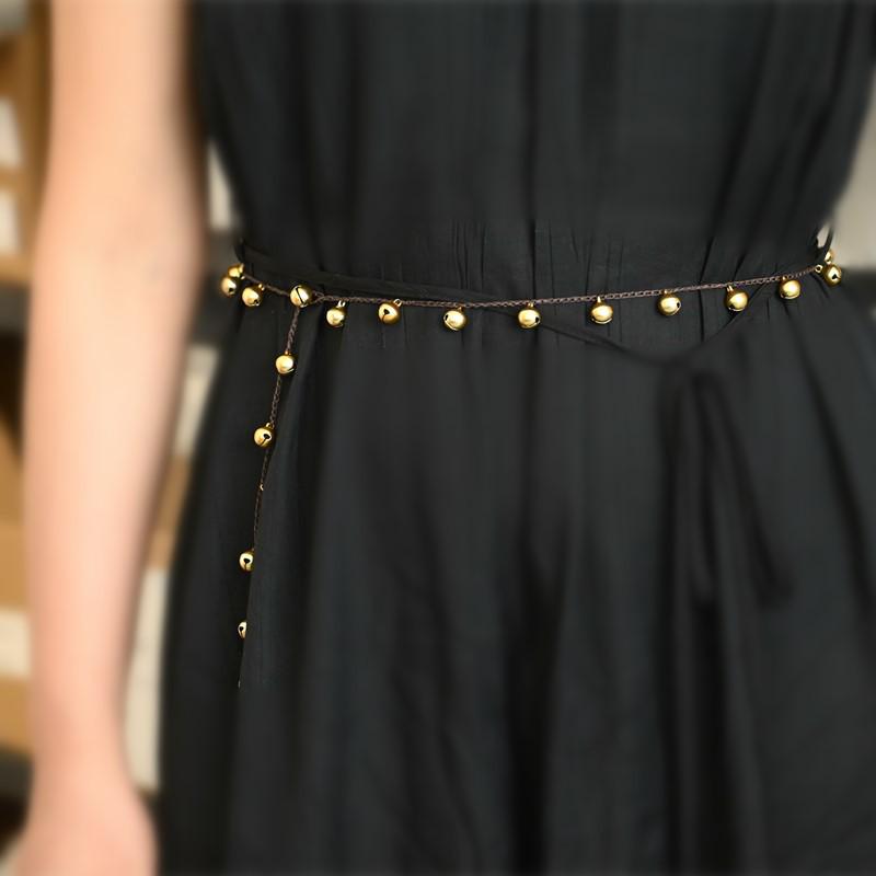 

Женская летняя юбочная цепочка-пояс - Простой, универсальный, тонкий металлический аксессуар для талии Waist Chain