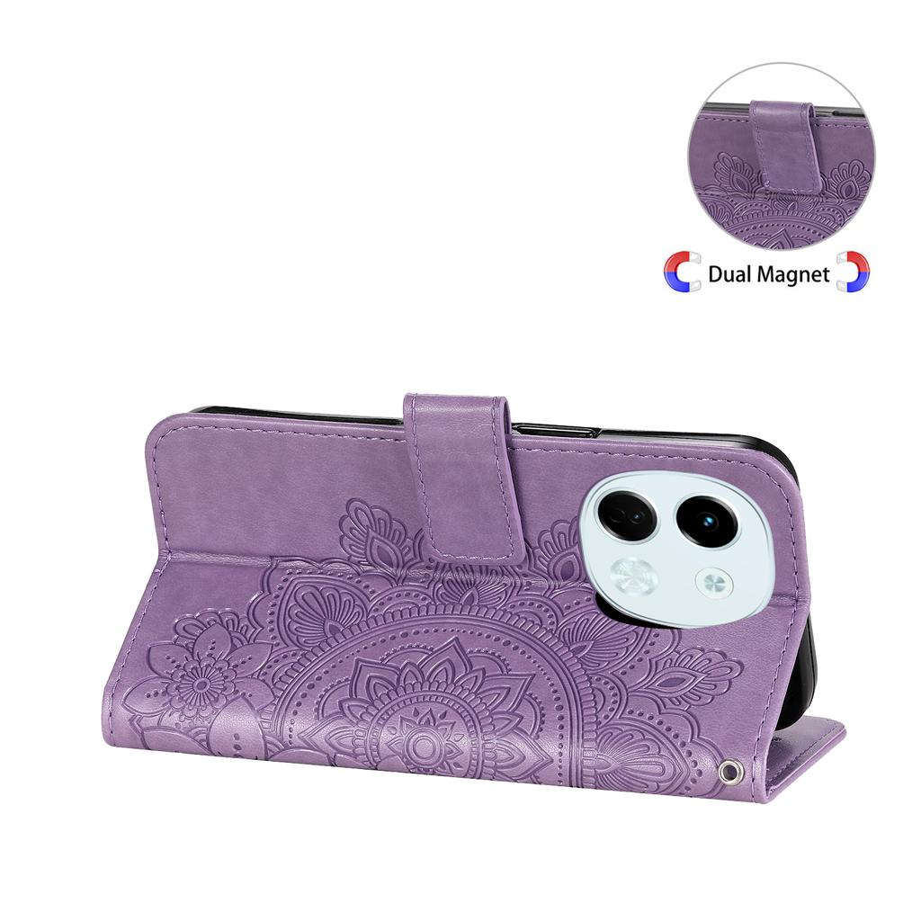 Para Capa TECNO Spark 30 5G/Pova 6 Neo 5G com Padrão Floral PU Couro Carteira Suporte Capa de Celular