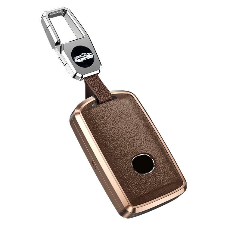 

Smart Key Case for Compatible with New Mazda Mazda Mazda Mazda 3 New Mazda 3 Mazda 3 Mazda Remote Control Case for Easy Aluminum Alloy and Leather
