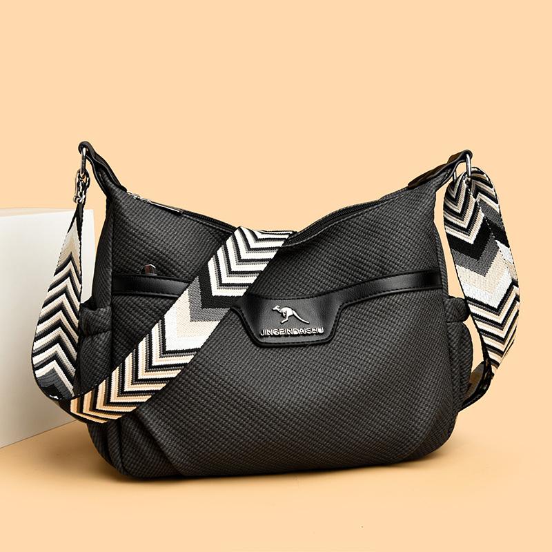 Shoulder Bag Large Capacity Middle-Aged Mother Crossbody Bag Commuter Small Square Bag