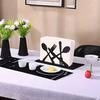 Iron Vertical Napkin Holder, Tabletop Tissue Dispenser Stand for Cafe Hotel Restaurant Dining Table