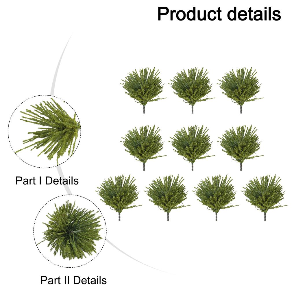 Artificial Plant Simulated Plant 3cm Tall Dark Green Bushes