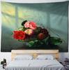 Home Wall Decoration Tapestry European Flower and Fruit Oil Painting Hanging Cloth Office Living Room Tapestry