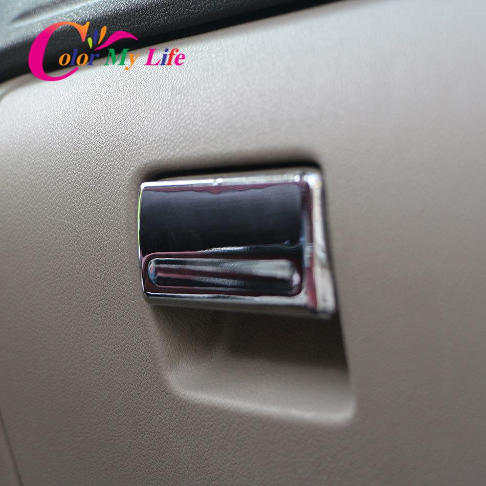 Color My Life Car Glove Box Handle Cover Storage Bag Sequins Glovebox Trim Sticker for Ford Focus 2 MK2 2005 - 2011