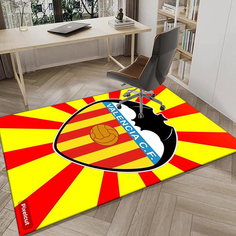 Valencia Cf Crest Design Area Rug for Office, Chair Rug, Decorative Carpet Livingroom Mat, Large Size Fan gifts Christmas gifts