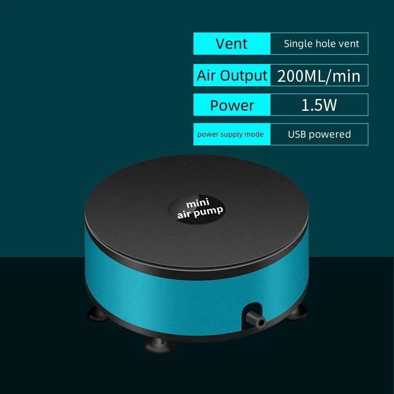 New Aquarium Oxygen Air Pump USB DC Low Pressure Oxygenating Pump Oxygen Feeder Pump Air Compressor Air Pumps & Accessories