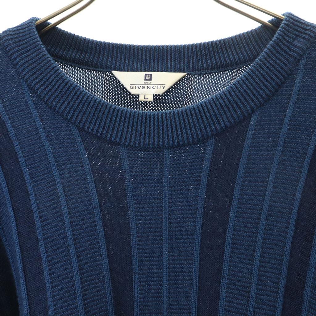 GIVENCHY 90s Made in Japan Old Overall handle golf Long sleeve sweater Men's Used