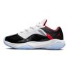 Air 11 CMFT Low GS Leather Comfortable Durable Non-slip Shock-absorbing Low-top Basketball Shoes Black/white/red Unisex CZ0907-160