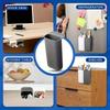 1 Stiftehalter für den Schreibtisch, Stiftebox zum Anclipsen, selbstklebendes Bürozubehör, Schreibtisch-Organizer-Set