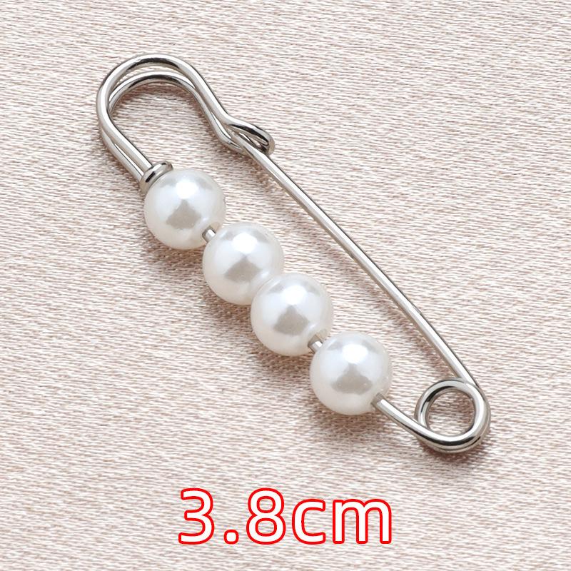 Waist-Cinching Cardigan Sweater Safety Pin Brooch for Women