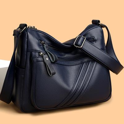 Soft Leather Crossbody Bags for Women Feminine Shoulder Messenger Bag Large Capacity Luxury Bags New