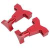 Lift Jack Mount 6061 Billet Aluminum Red Anodized Replacement for Polaris Rzr Offroad 1in To 2.5in Square Round Tubes