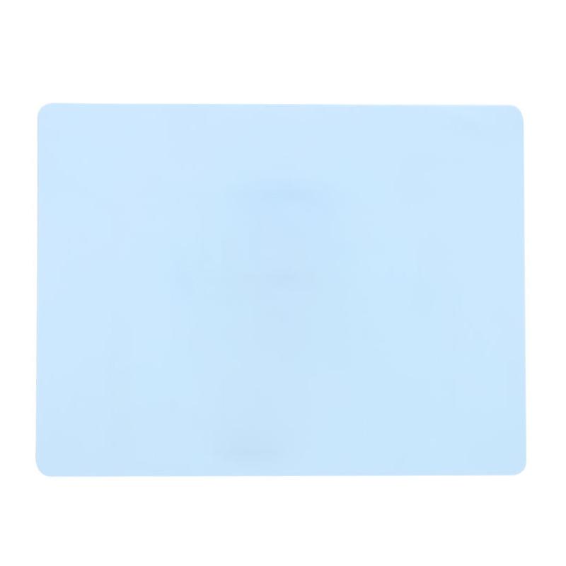 

1Pcs Silicone Waterproof Placemat Table Mat 40×30CM Heat Insulation Anti-skidding Washable Durable For Kitchen Dining 40x30cm&Rectangular синий