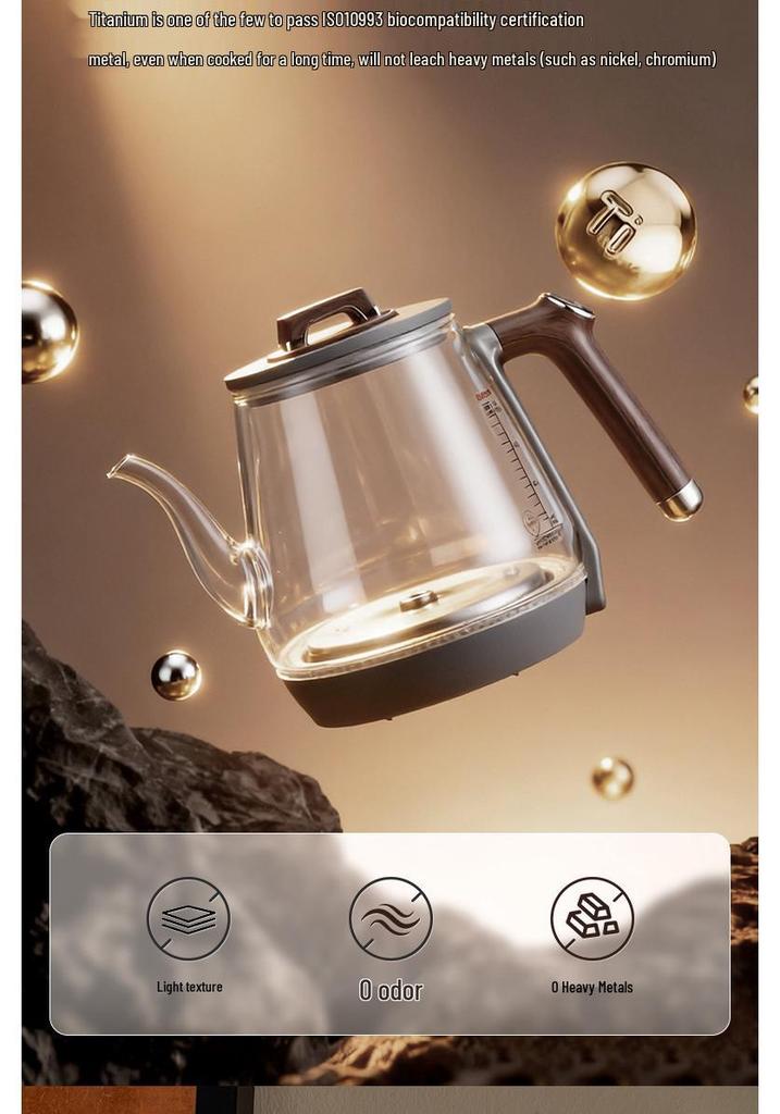 Smart Automatic Titanium Tea Kettle with Bottom Water Inlet