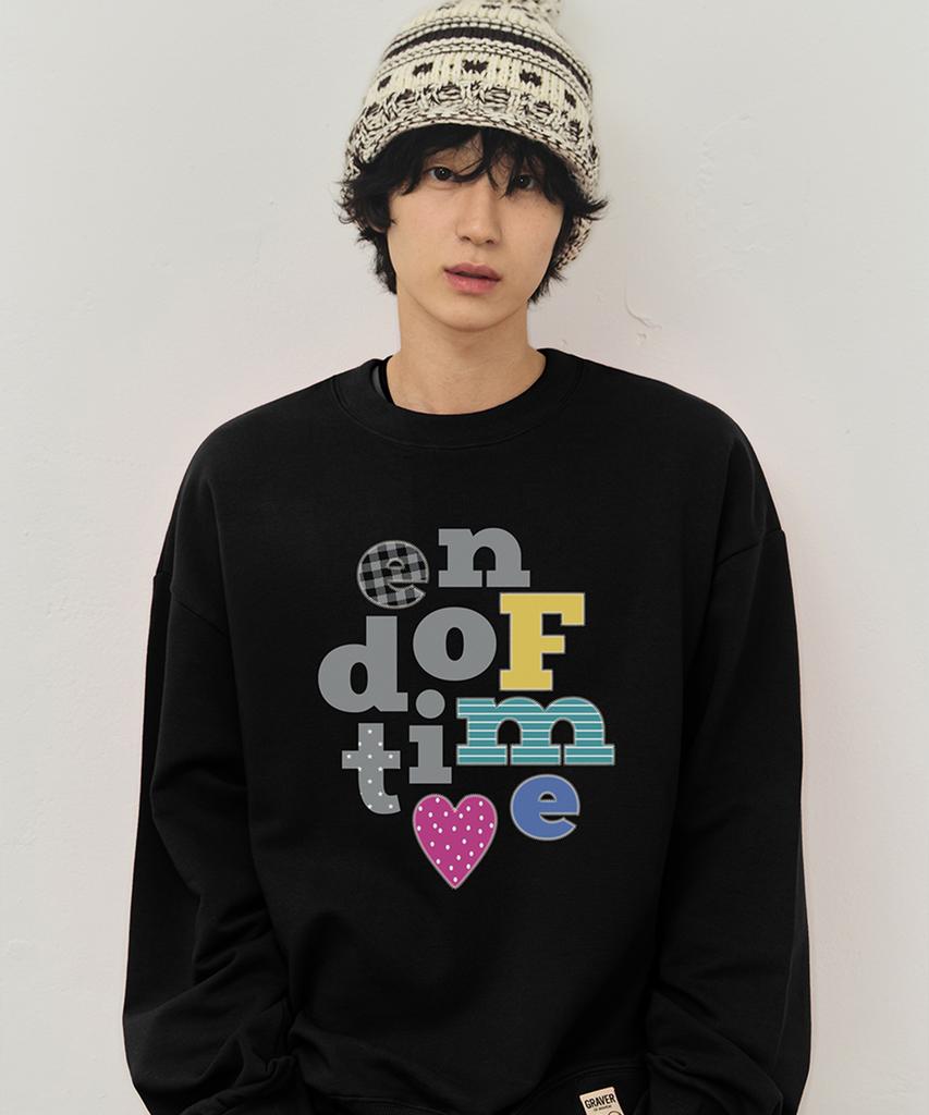 GRAVER [Unisex] End Of Time Logo Sweatshirt_11 Colors