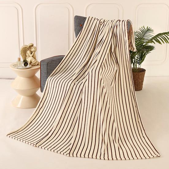 Kids Throw Blanket Super Soft Lightweight Warm Couch Chair Cover Striped