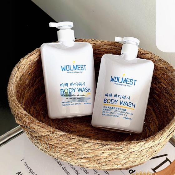 Korea LFLF Hydro-Brightening Firming Shower Gel with Soothing, Long-Lasting Fragrance for Smooth Skin.