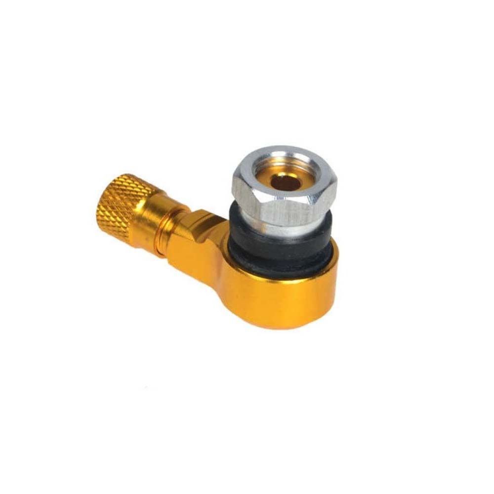 Zinc Zinc Alloy CNC 90 Degree Angle Valve Adaptor Motorcycle Gas Nozzle Extension Valve Stem Tyre Valve