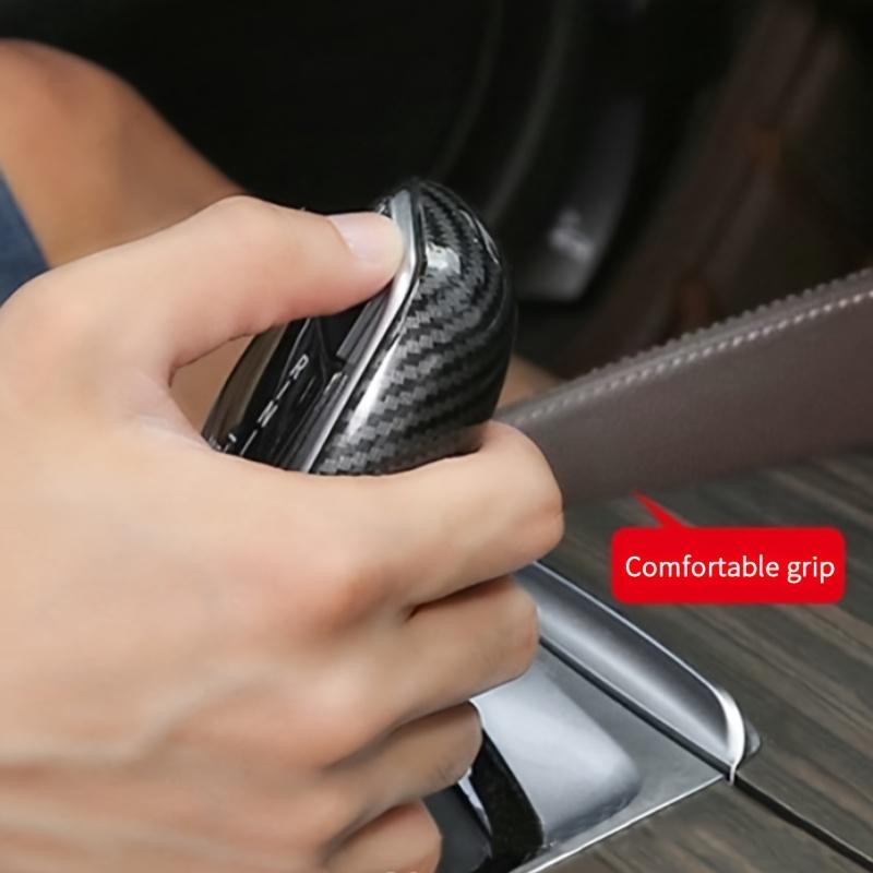 Kryt hlavice řadicí páky z uhlíkových vláken, Kompatibilní s novou řadou 5, řadou 6 GT, řadou 7, X3, X4, Interiérový chránič řadicí páky, Vylepšení autopříslušenství