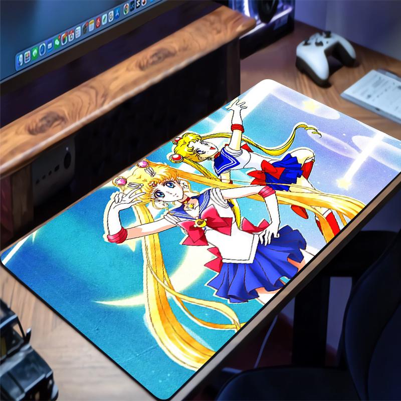 Mouse Pad SSailor Moon Computer Laptop Rug Anime Keyboard Mouse Mat Large Mousepad Keyboards Gamers Mouse Pads Desk Mat