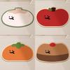 Cartoon Style Silicone Diatom Mud Bathroom Absorbent Non Slip Mat For Toilet And Shower Room Use