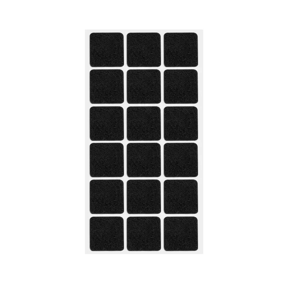 360/18Pcs Felt Chair Leg Pads Round Square Floor Protector Self Adhesive Furniture Table Legs Pad Bumper Anti Slip Furniture Mat