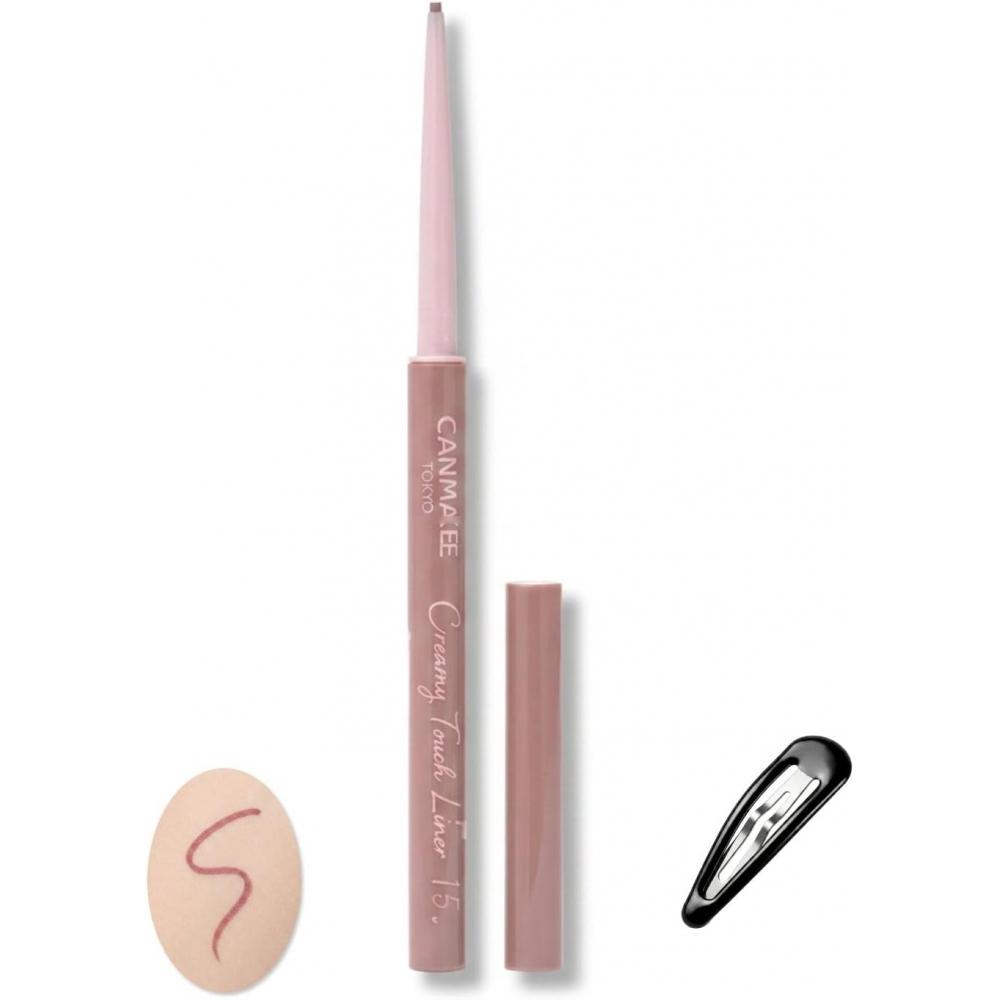 Unbranded Canmake Creamy Touch Liner 15 Cappuccino Pink With Original Makeup Hairpins