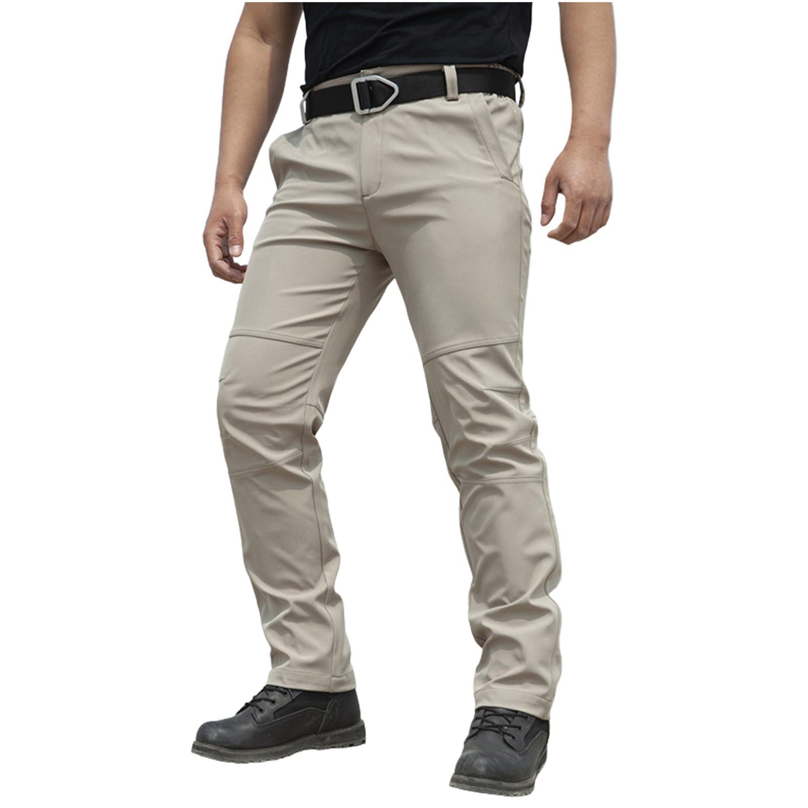 

Весенние мужские повседневные брюки для активного отдыха, облегающие эластичные свободные спортивные брюки для бега XL хаки