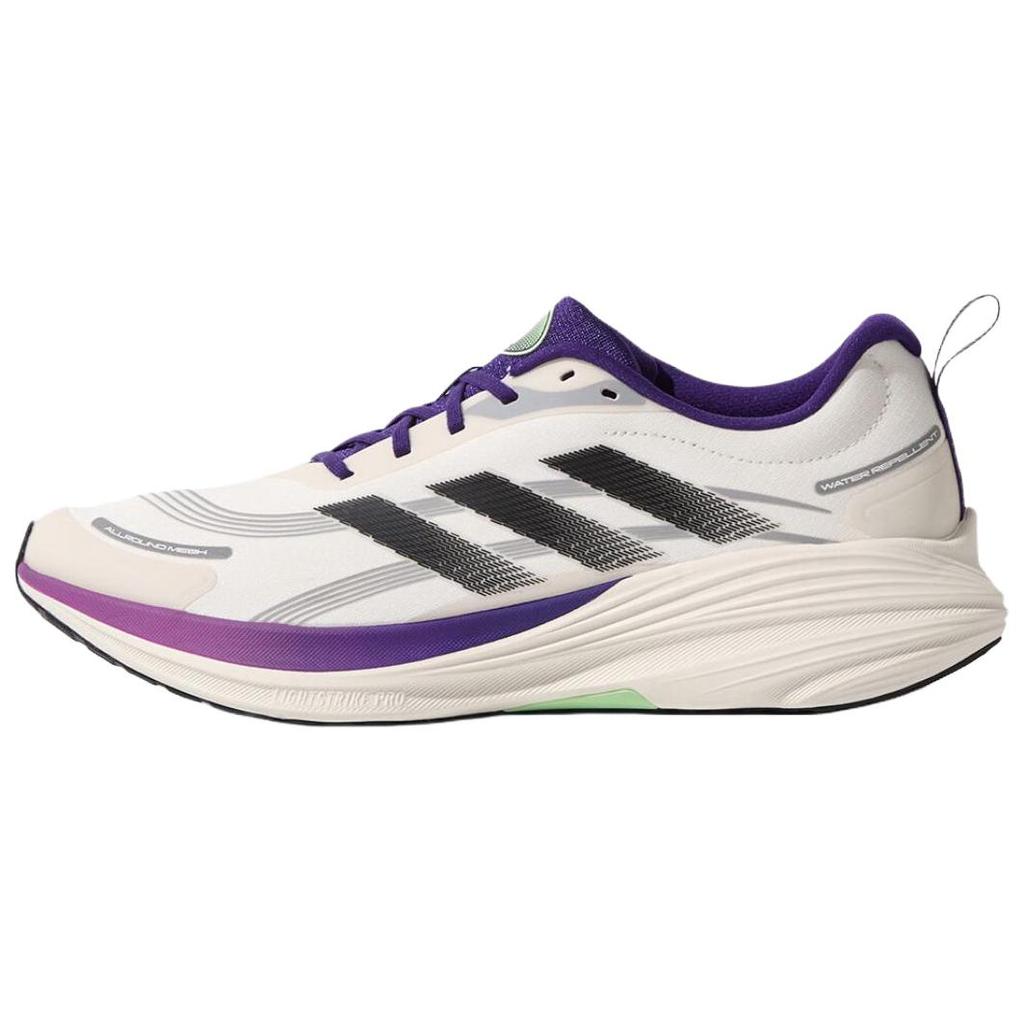 Adidas ETHER LITE Cushioning Slip Resistant Breathable Running Shoes Unisex White Purple KJ3897