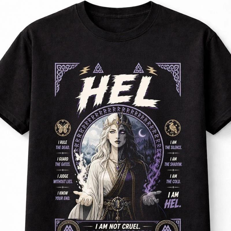 Hel Goddess of Death Norse Mythology Ragnarok Unisex TShirt S
